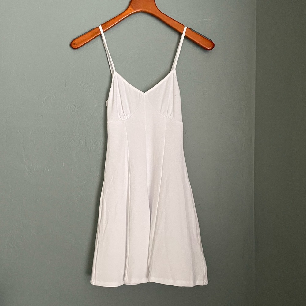 Forever 21 Knit Mini Dress White Size Small
